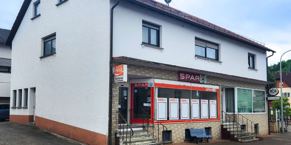 Wohn- und Geschäftshaus mit CaféLadenfläche und zwei Wohneinheiten in Steinbach am Glan - Mehrfamilienhaus, Wohnhaus Steinbach am Glan | Angebot:27131168