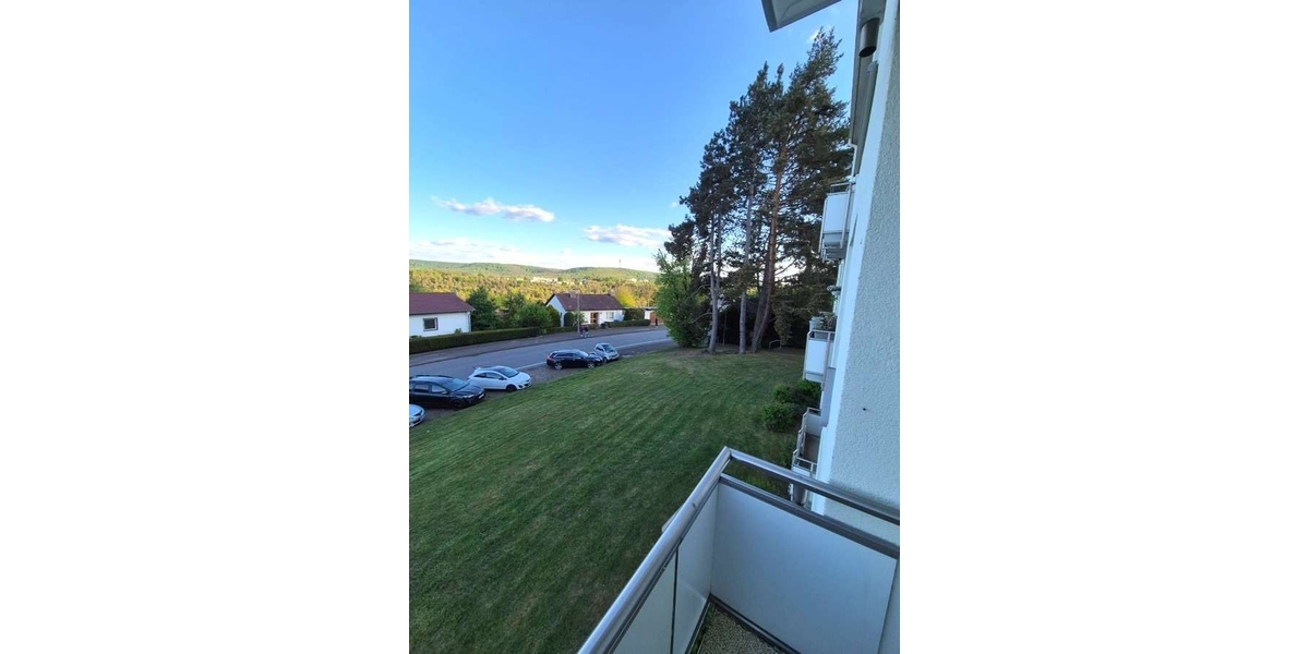 Blick vom Balkon