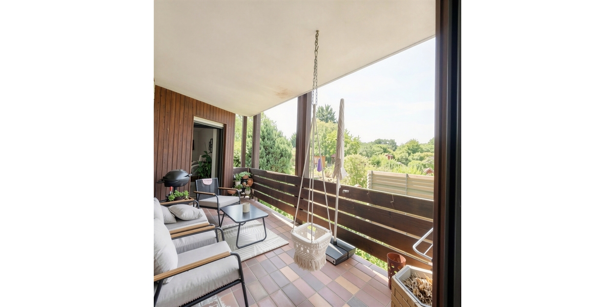 Balkon überdacht